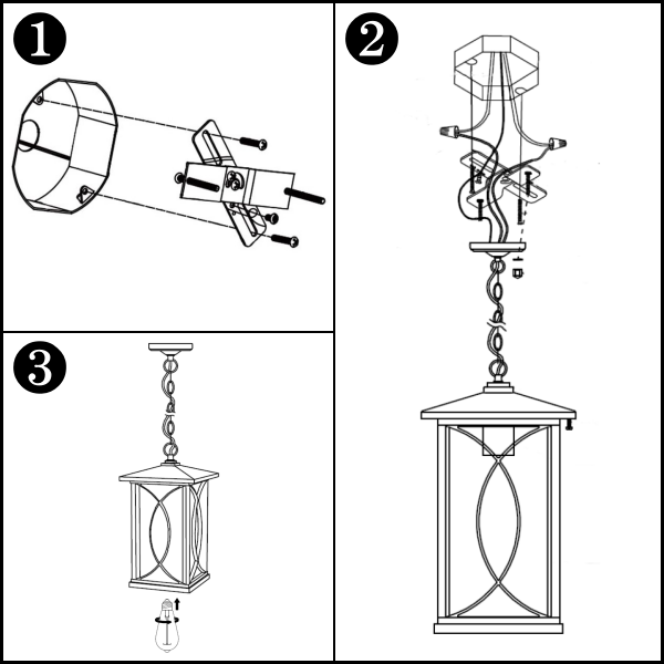 CG outdoor pendant light