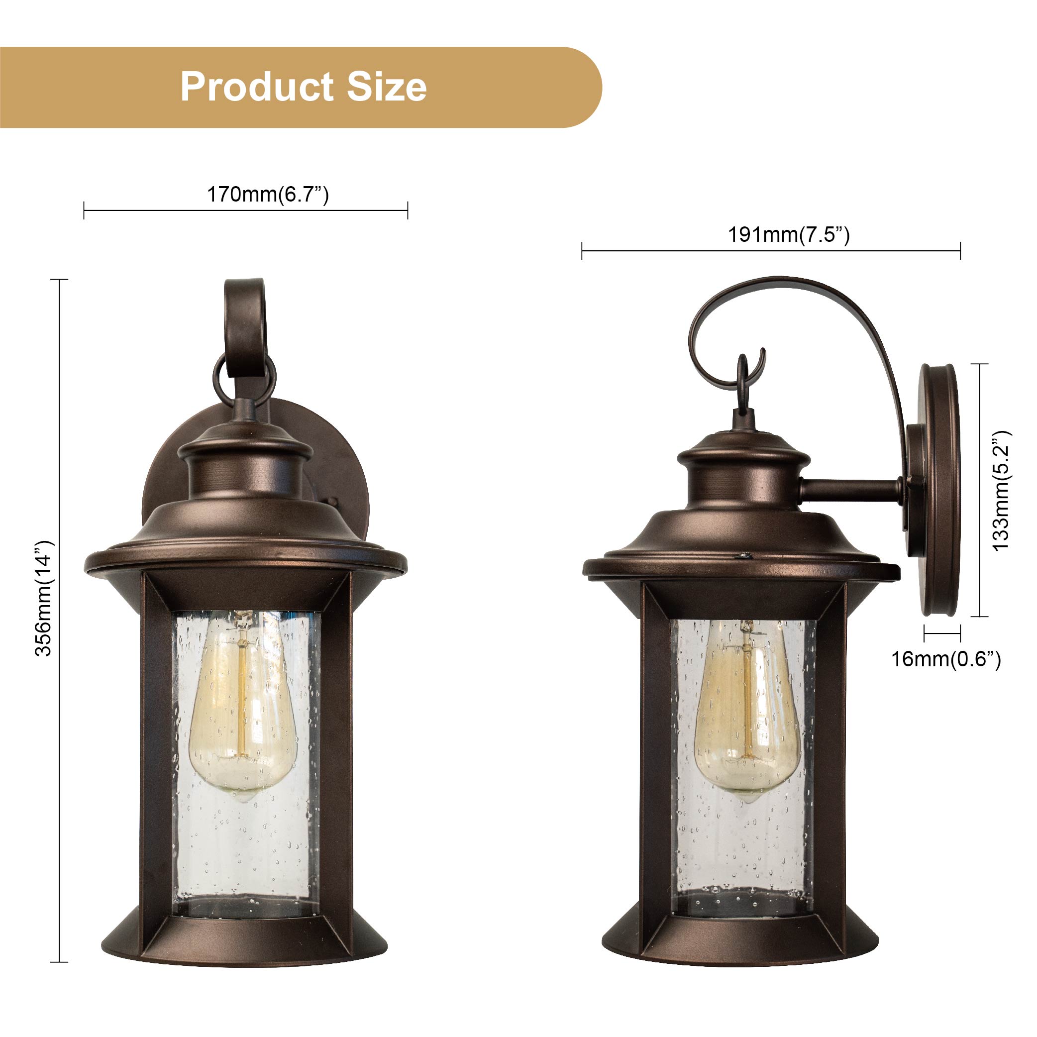 CO outdoor wall light