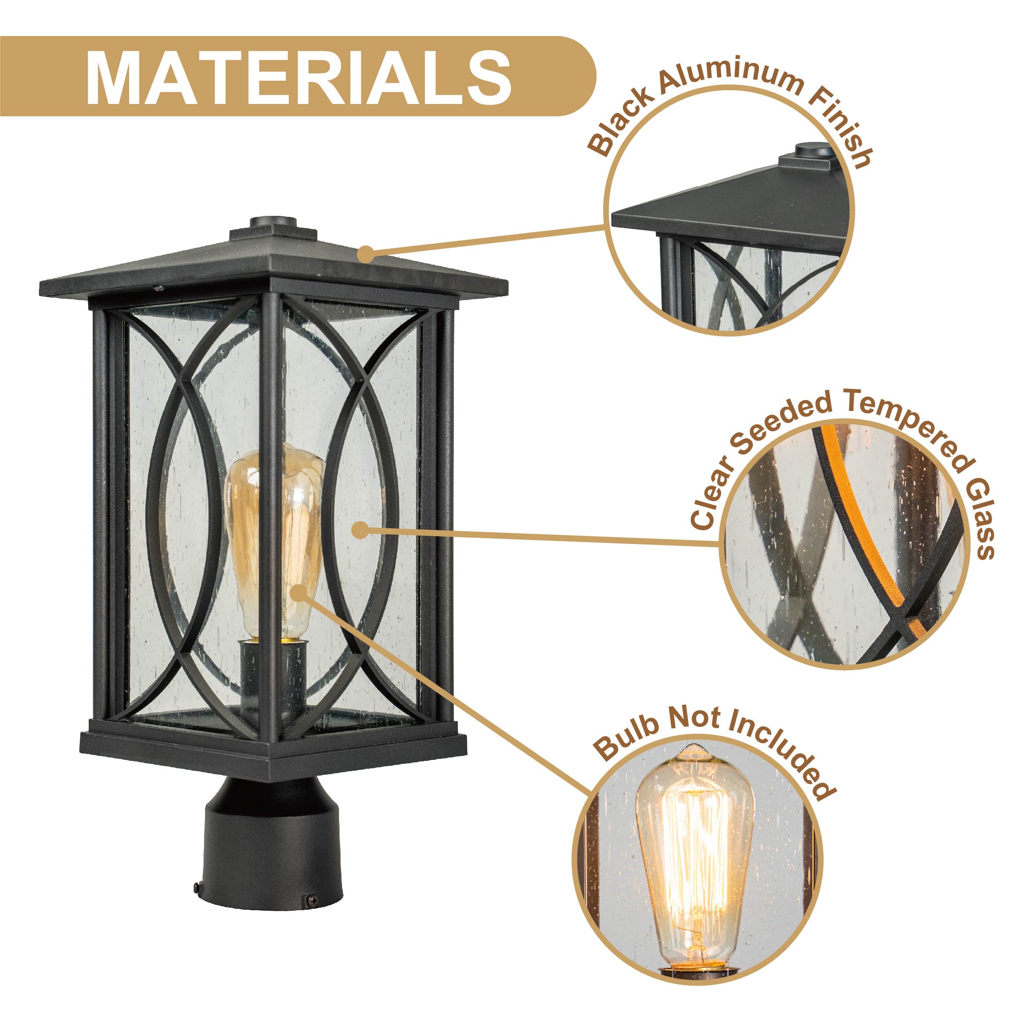 CS outdoor post light